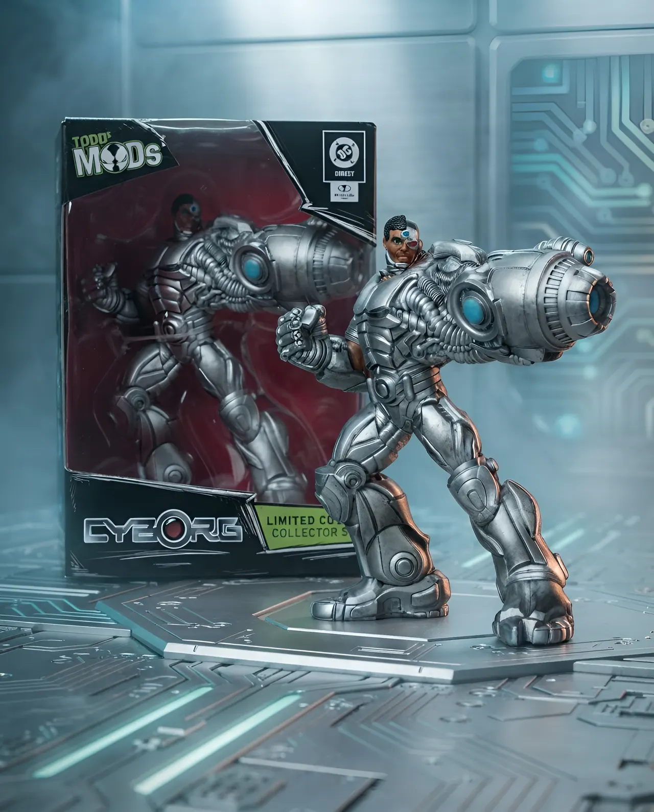 McFarlane Toys DC Direct Cyborg Todd's Mods Limited Edition 4.5" Vinyl - Image 9
