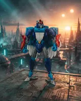 Hasbro Transformers Age of the Primes Star Eagle de lujo – Acción Figura - Thumbnail 11