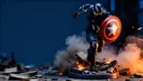 Statue PVC 1/10 Captain America – Iron Studios Marvel Gamerverse - Thumbnail 9