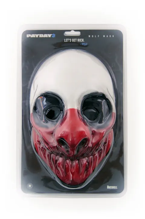 Gaya Entertainment Payday 2 Wolf Face Mask – German Edition