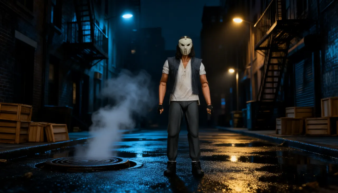 NECA Teenage Mutant Ninja Turtles 1990 Movie Ultimate Casey Jones 7" Figure - Image 12