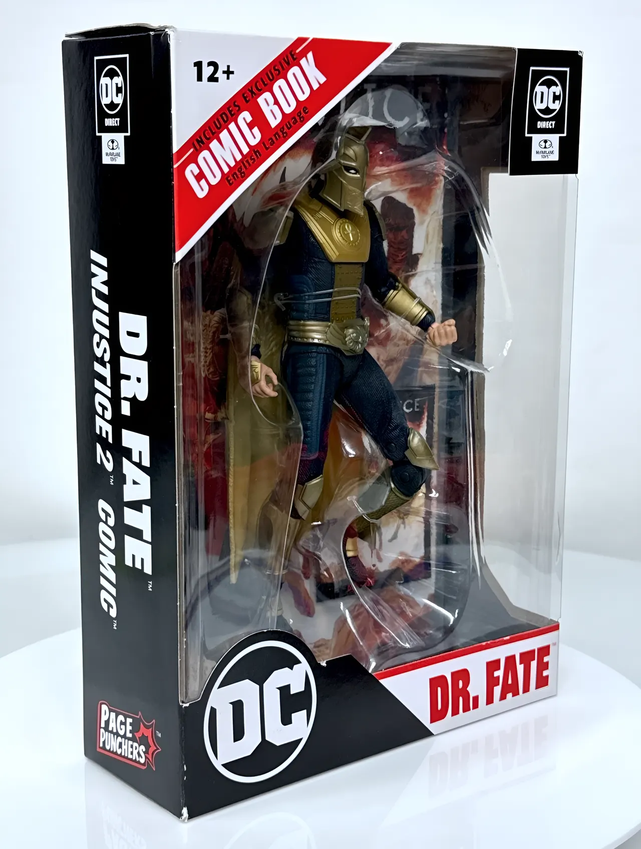 McFarlane Toys DC Multiverse Doctor Fate Injustice 7" Figure with Comic - Image 4