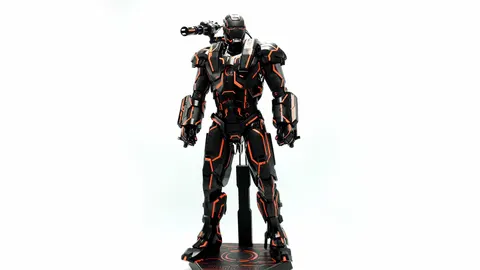 Hot Toys 1:6 War Machine Neon Tech Exclusive Limited Edition