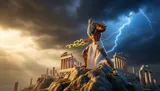McFarlane Toys God of War Gaming Edition Zeus Action Figure 18cm - Thumbnail 9