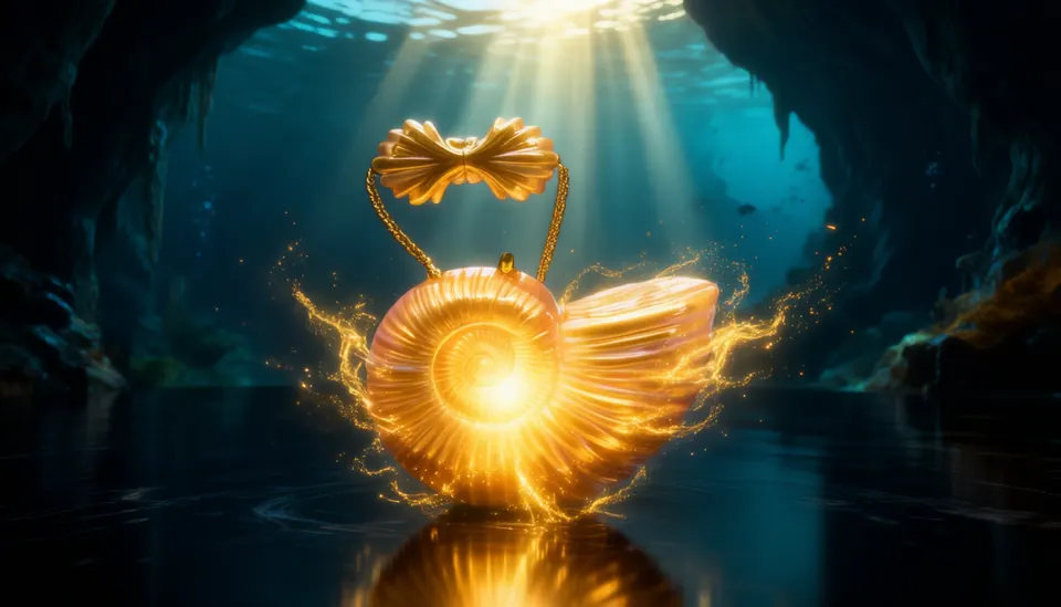 Jakks Pacific Ariel Glowing Shell Necklace – Disney The Little Mermaid