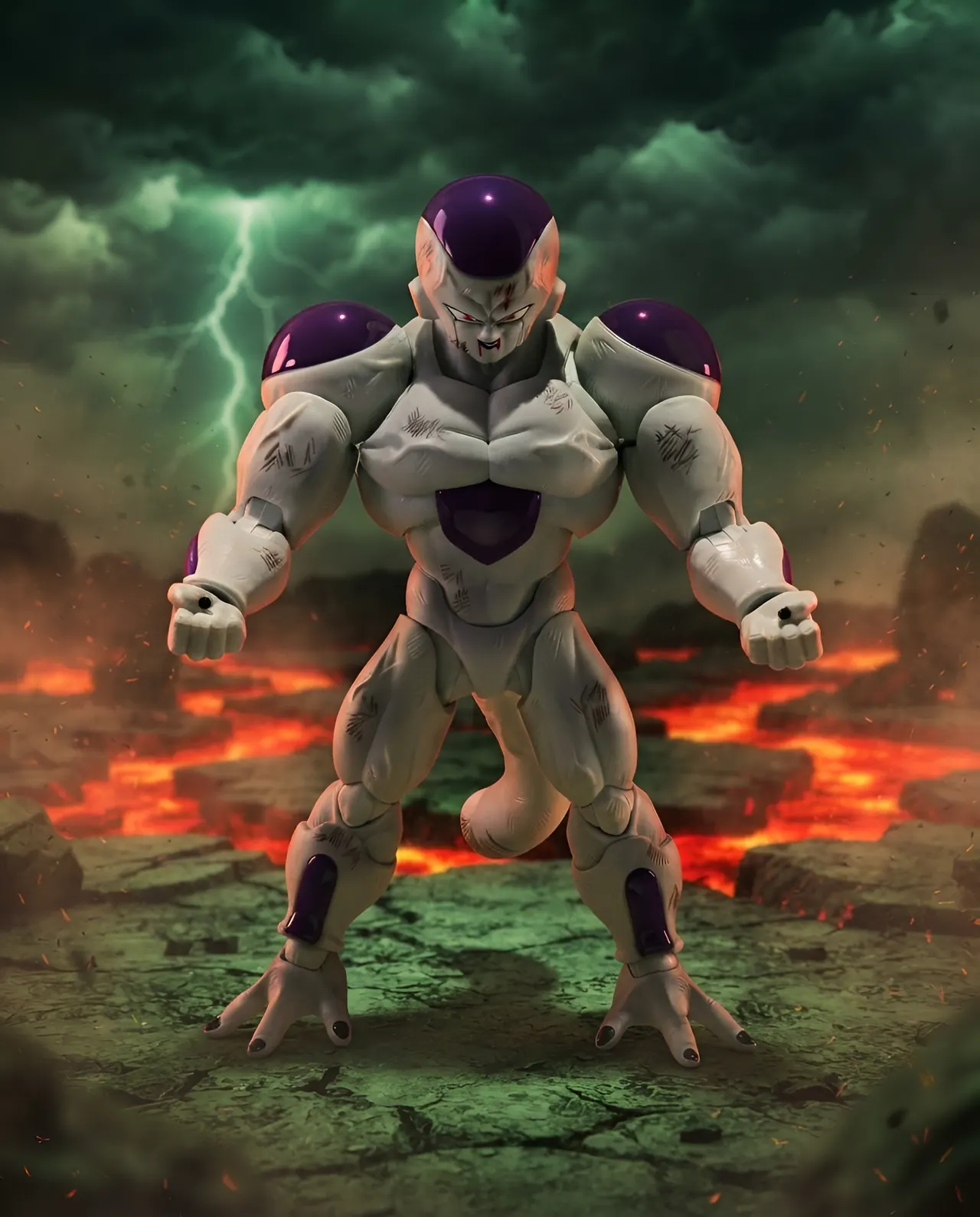 Bandai Spirits S.H.Figuarts Frieza Full Power Battle Scarred Edition - Image 8