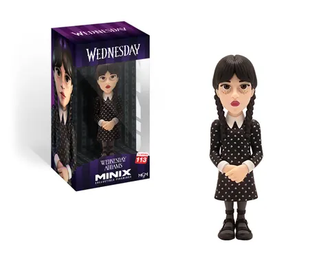 Minix Wednesday Addams Figurine P245z – Collectible Vinyl