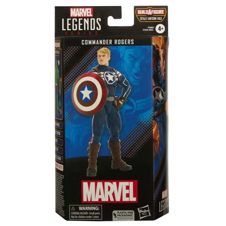 Hasbro Marvel Legends Commander Rogers Figure – Hulk BAF - Image 5