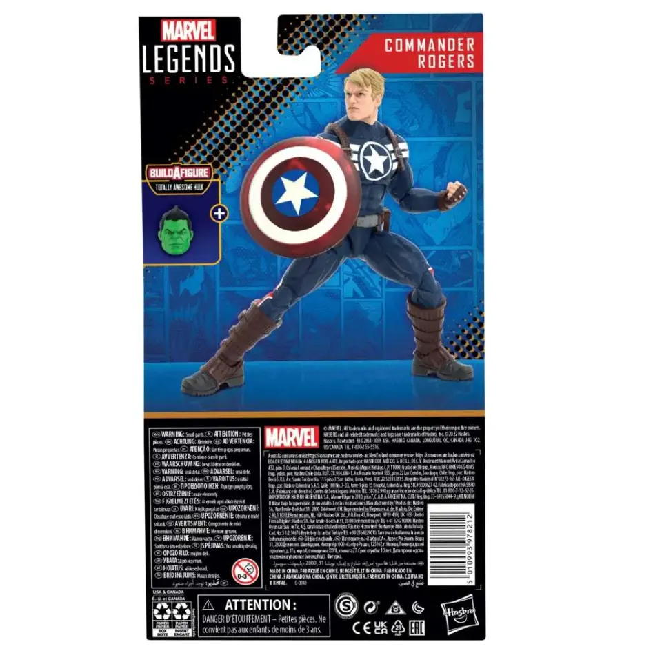 Hasbro Marvel Legends Commander Rogers Figure – Hulk BAF - Image 6