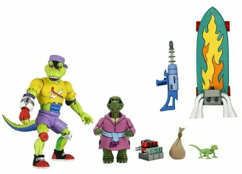 NECA TMNT 1987 Cartoon Mondo Gecko 7" Ultimate Action Figure
