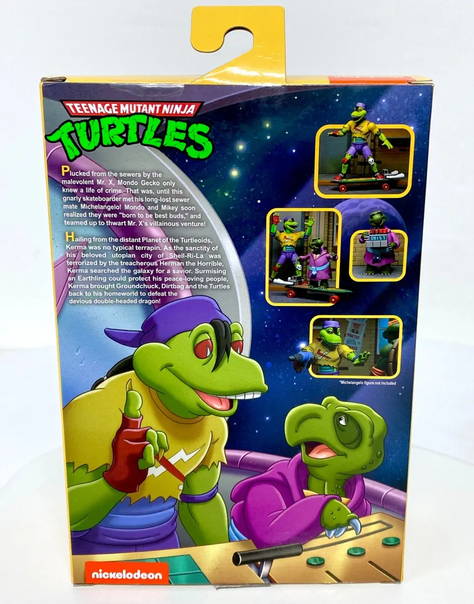 NECA TMNT 1987 Cartoon Mondo Gecko 7" Ultimate Action Figure - Image 4