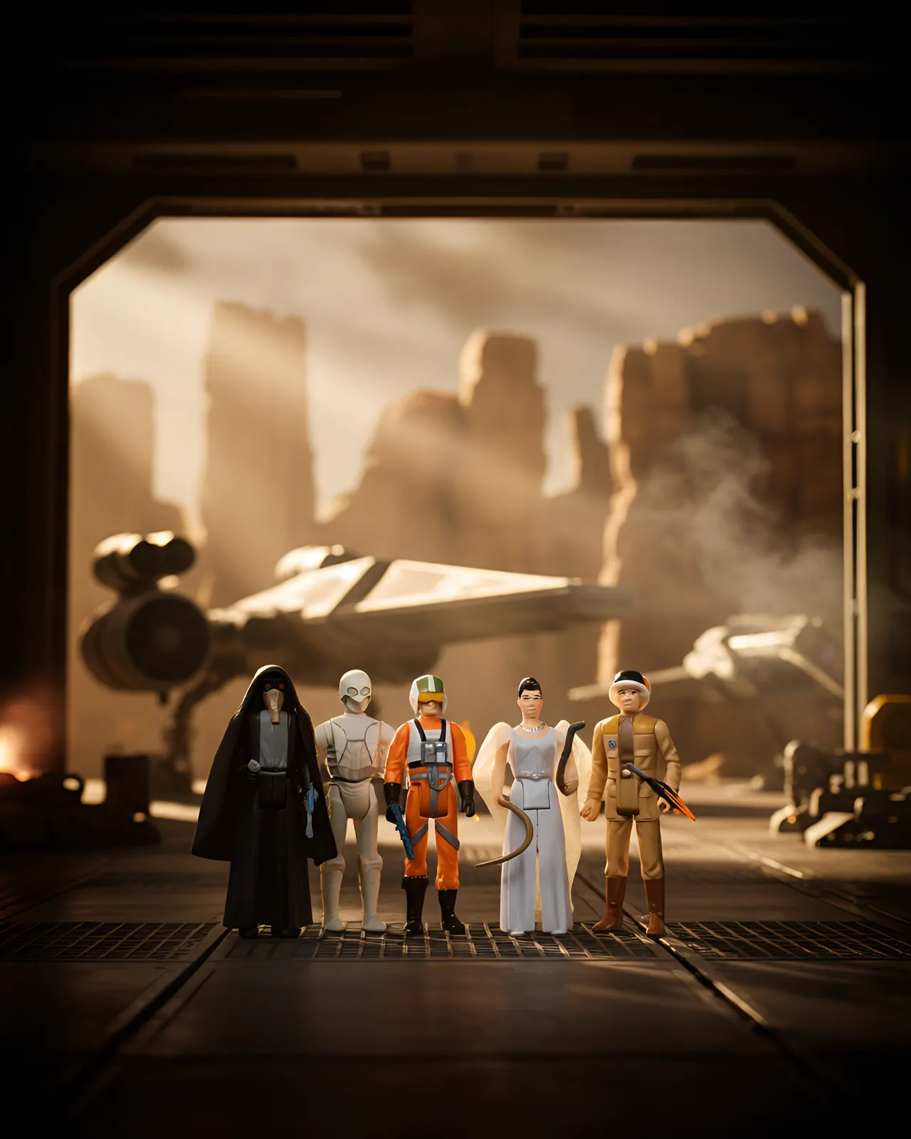 Hasbro Star Wars Vintage Collection Jabba's Court Denizens 4‑Pack - Image 13