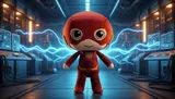 Funko Hero Plushies – The Flash (DC Justice League) 8" Plush - Thumbnail 3
