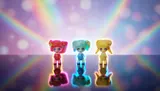 Giochi Preziosi Glimmies Rainbow Friends Triple Doll Pack – Interactive Light‑up - Thumbnail 2