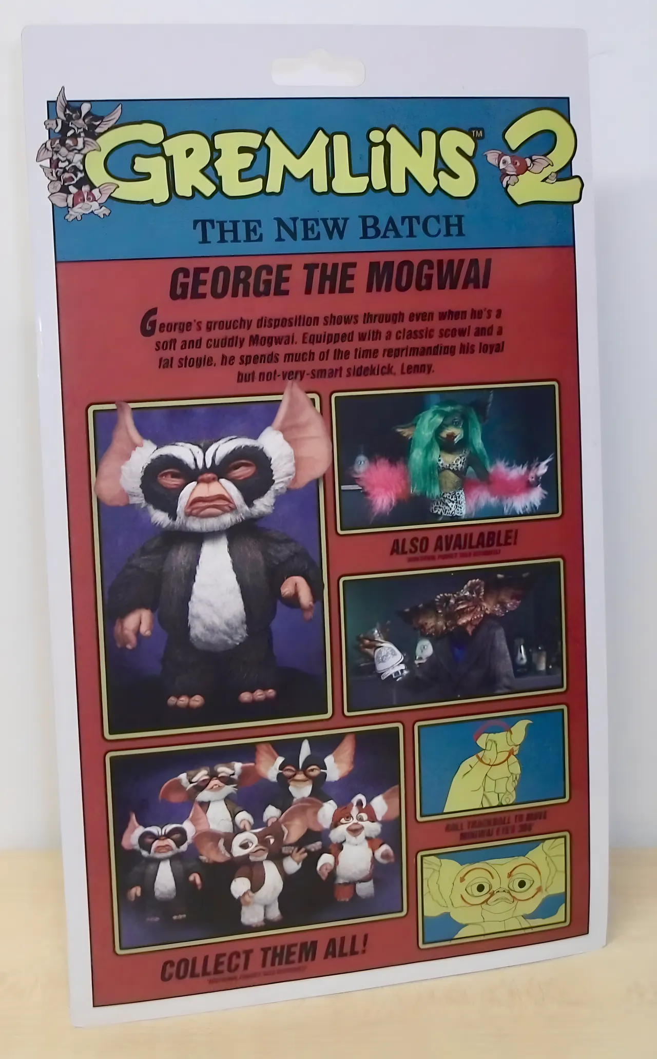 NECA Gremlins 2 George Mogwai 4" Action Figure Reel Toys - Image 3