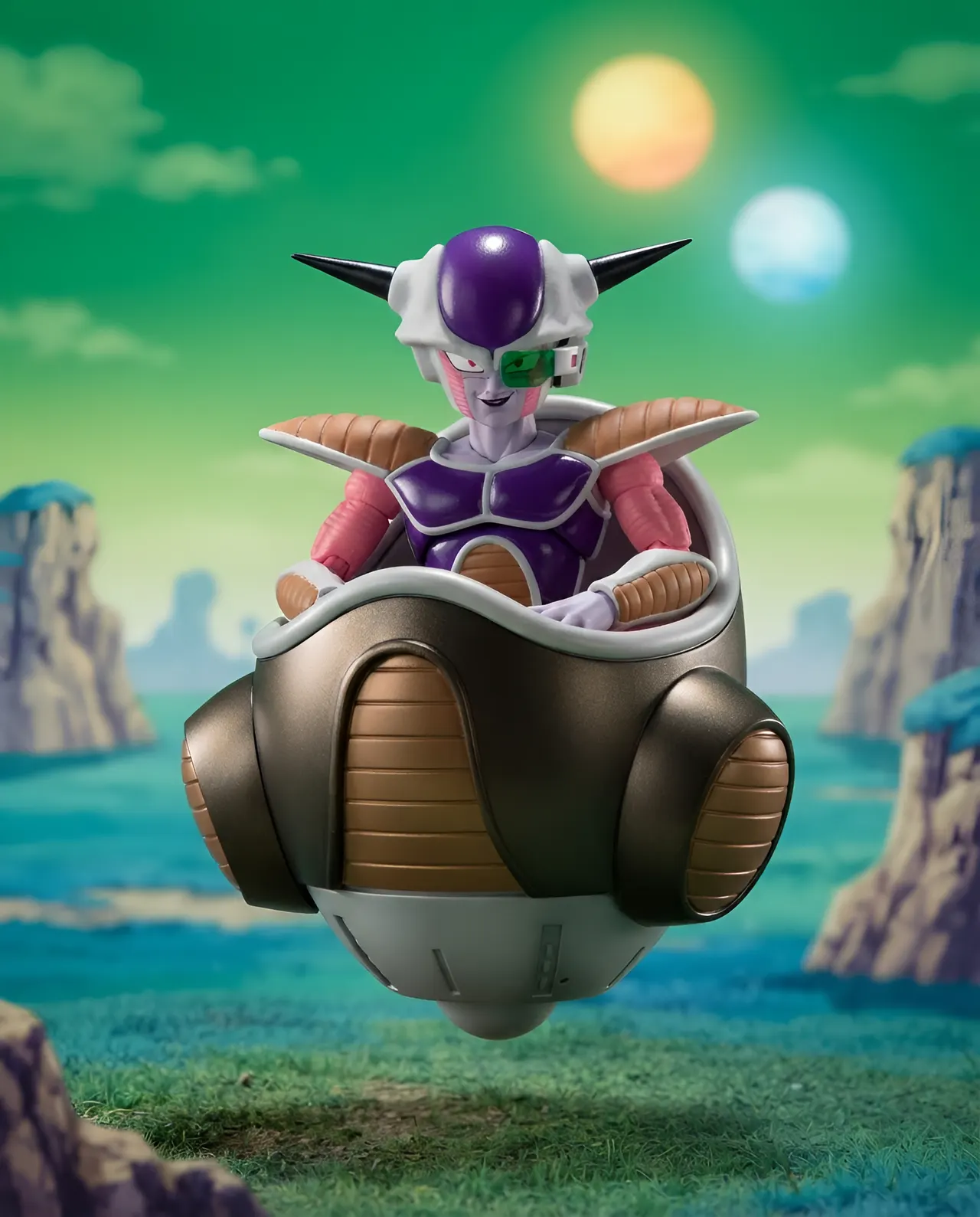 Bandai Tamashii Nations S.H. Figuarts Frieza First Form + Pod 6" Figure - Image 8