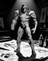 McFarlane Toys Black Adam Gold Label Page Puncher 7-Inch Figure - Thumbnail 6