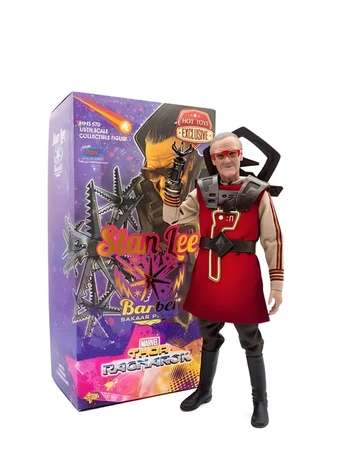 Hot Toys 1/6 Stan Lee Thor Ragnarok Barber Figure