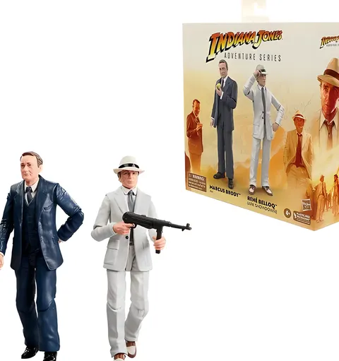 Alliance Entertainment Indiana Jones Marcus Brody & René Belloq Figure