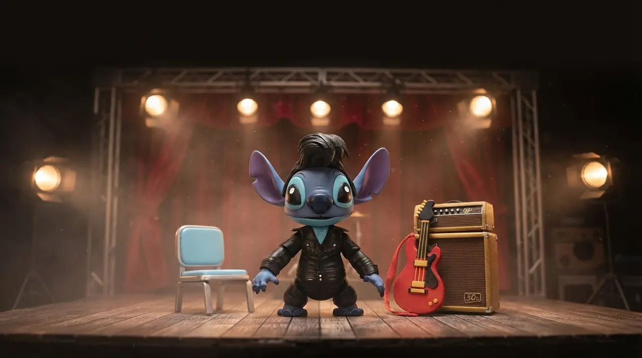 NECA Disney Lilo & Stitch Ultimate Elvis Singer 7" Scale Action Figure - Image 13