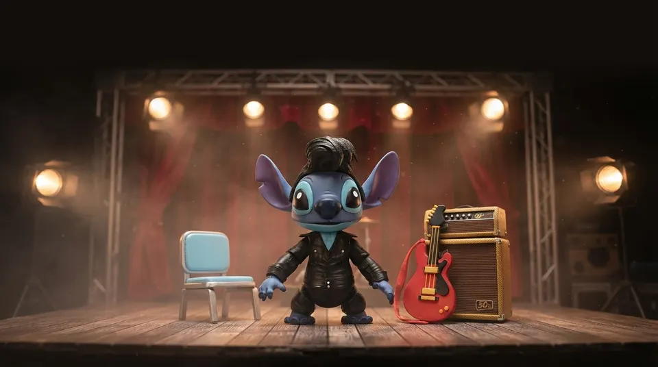 NECA Disney Lilo & Stitch Ultimate Elvis Singer 7" Scale Action Figure