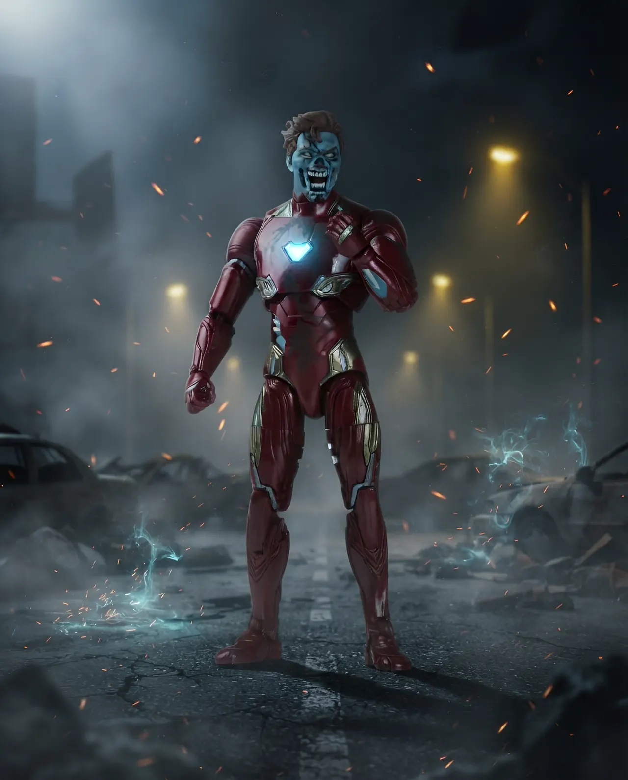 Hasbro Marvel Legends Deluxe Zombie Iron Man Figure - Image 8
