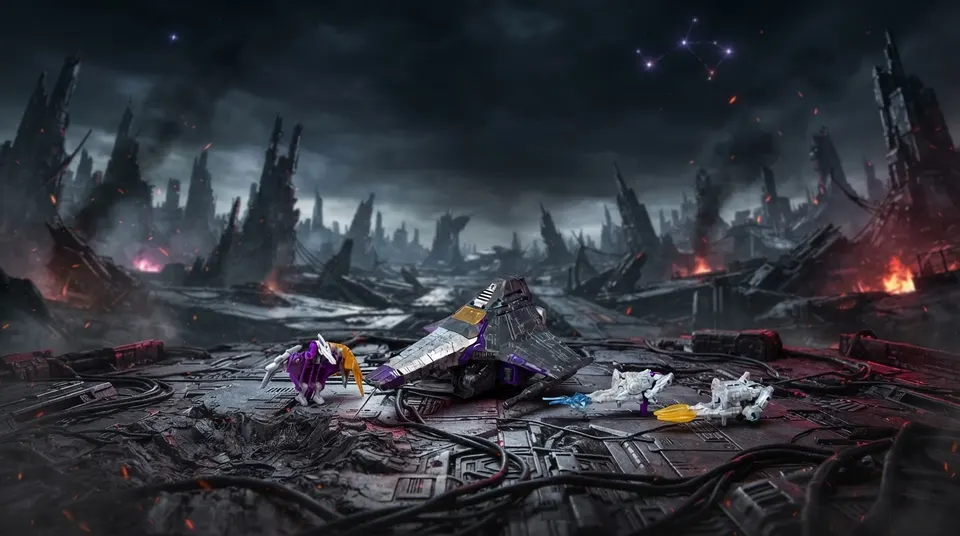 Transformers Generations Siege Voyager Decepticon Phantomstrike 4‑Pack