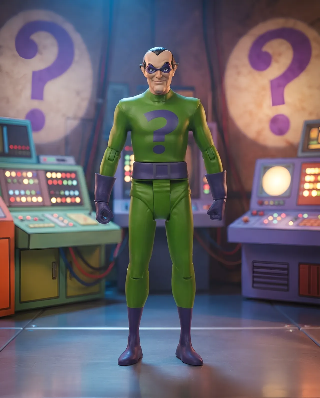 McFarlane Toys DC Retro The Riddler Red Platinum 6" Figure - Image 4