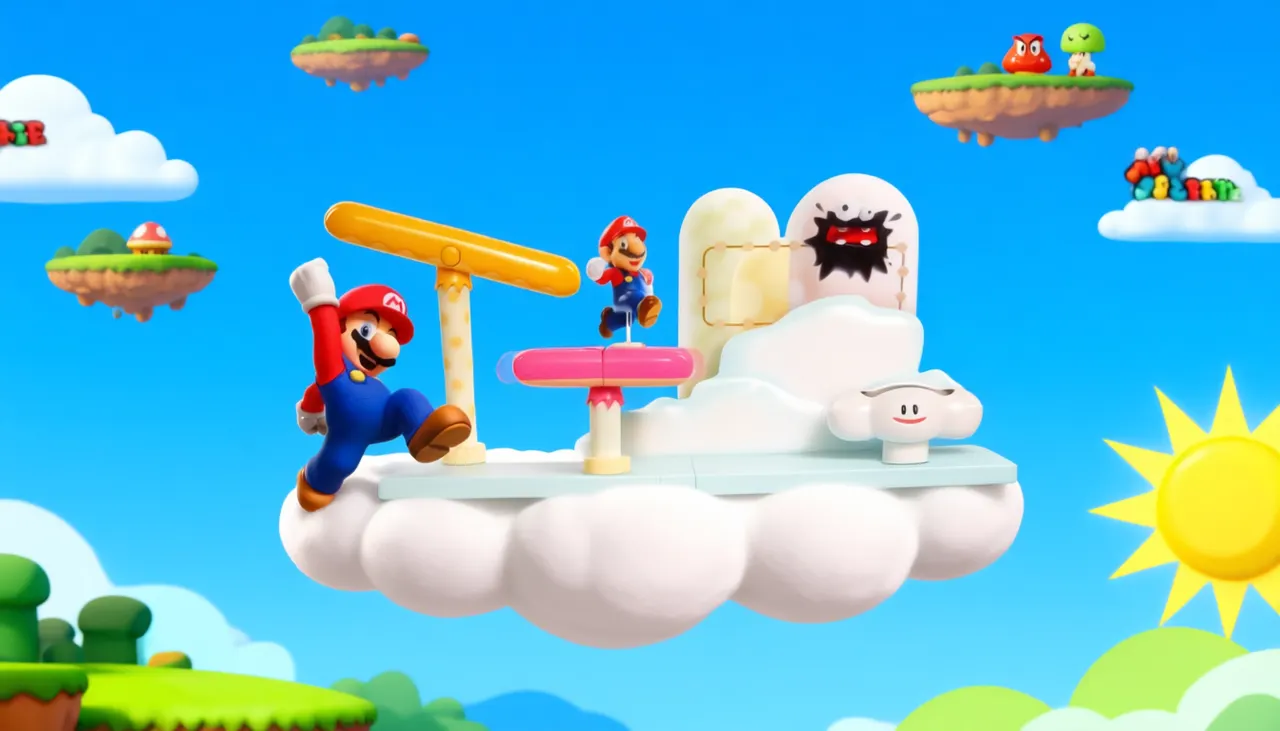 Jakks Pacific Super Mario Cloud Playset – 7‑Piece Collectible Set - Image 9