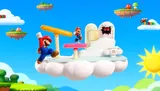 Jakks Pacific Super Mario Cloud Playset – 7‑Piece Collectible Set - Thumbnail 9