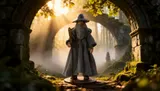 Noble Collection Gandalf Bendy Figure – Lord of the Rings - Thumbnail 6