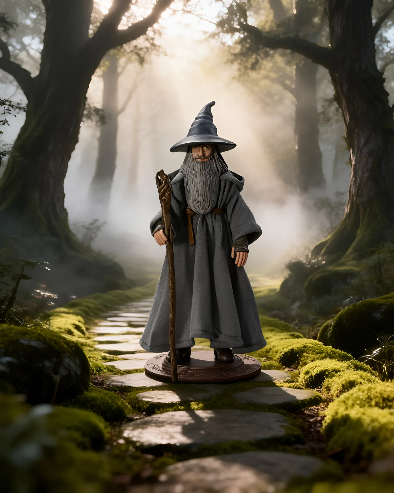 Noble Collection Gandalf Bendy Figure – Lord of the Rings - Image 5