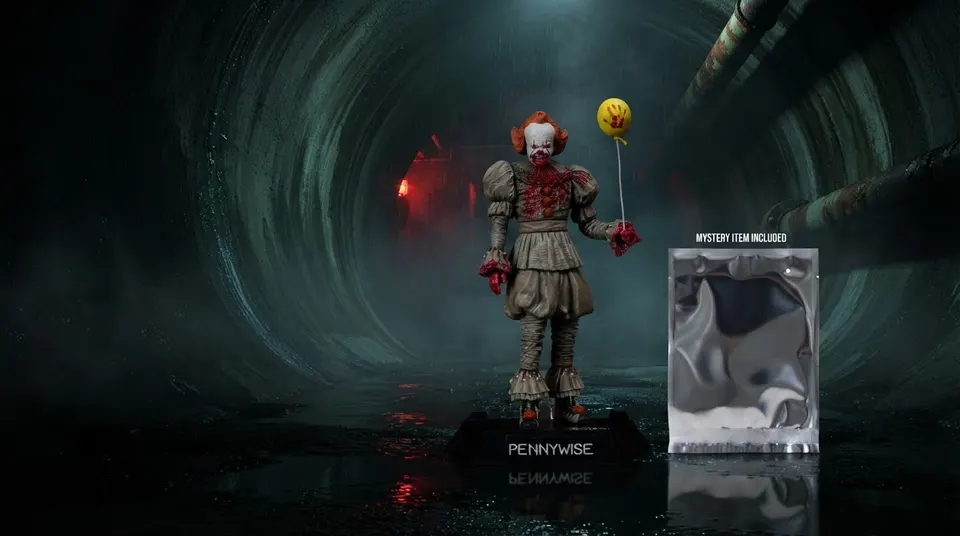 McFarlane Toys Pennywise (Bloody) 6" Figure – IT: Welcome to Derry