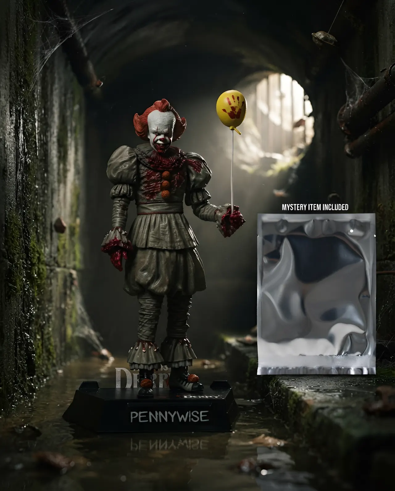 McFarlane Toys Pennywise (Bloody) 6" Figure – IT: Welcome to Derry - Image 6
