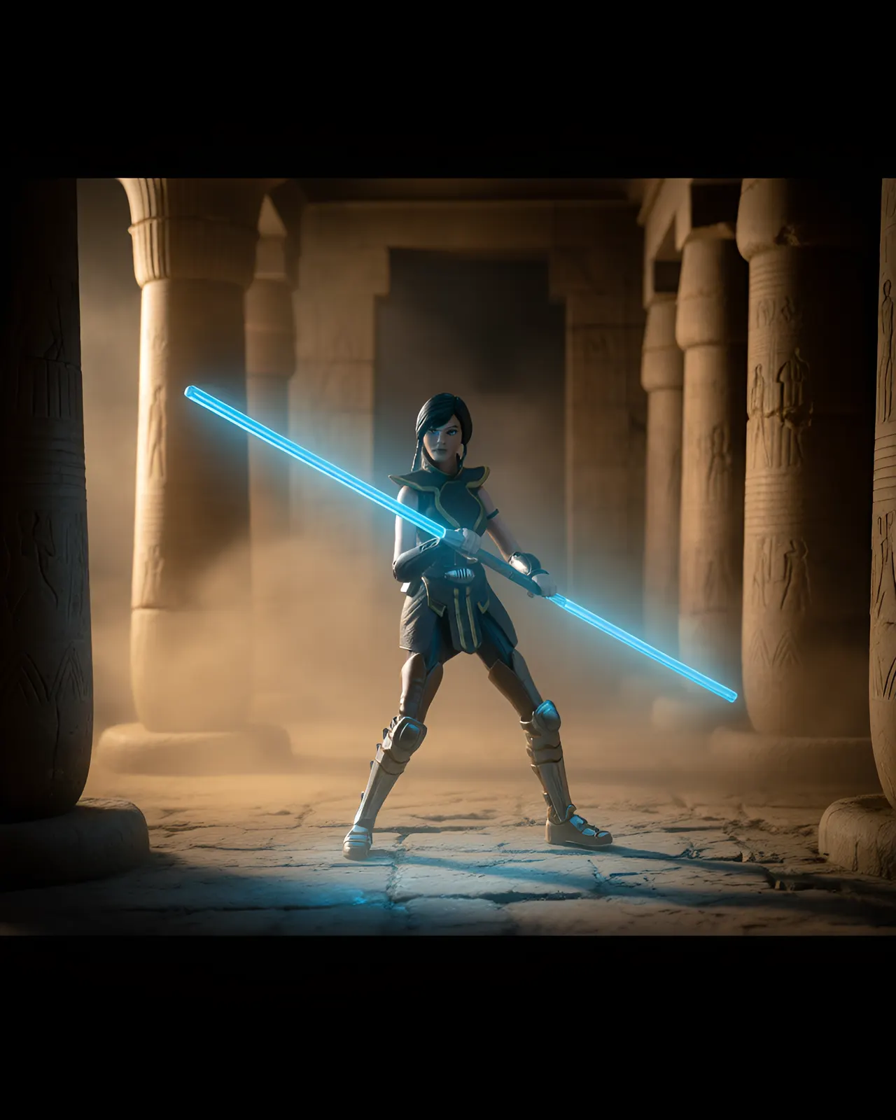 Hasbro Star Wars Black Series Gaming Greats Satele Shan 6" Figure - Image 13