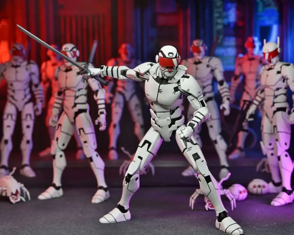 NECA TMNT The Last Ronin Ultimate Elite Synja Patrol Bot Figure - Image 7