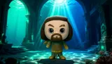 Funko DC Comics Justice League Aquaman Plush Toy – Hero Plushies - Thumbnail 2