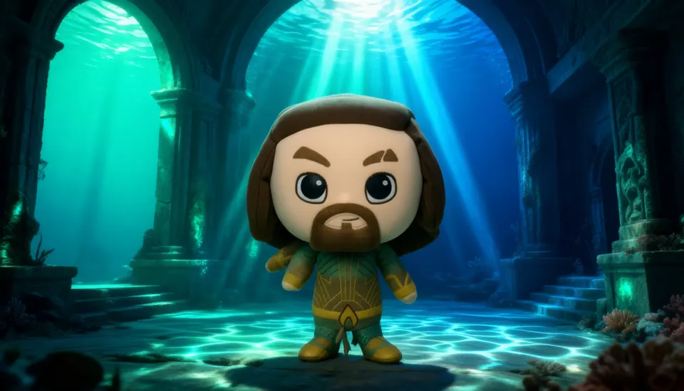 Funko DC Comics Justice League Aquaman Plush Toy – Hero Plushies