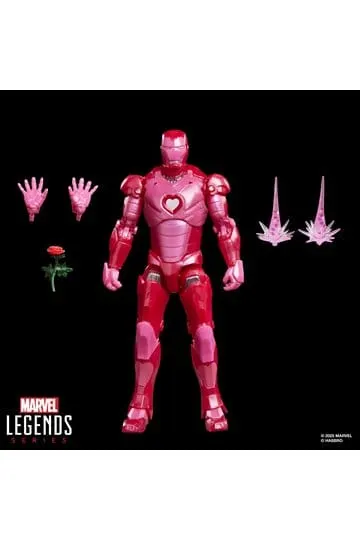 Hasbro Marvel Legends Iron Man I Love You 3000 Pink Figure - Image 3