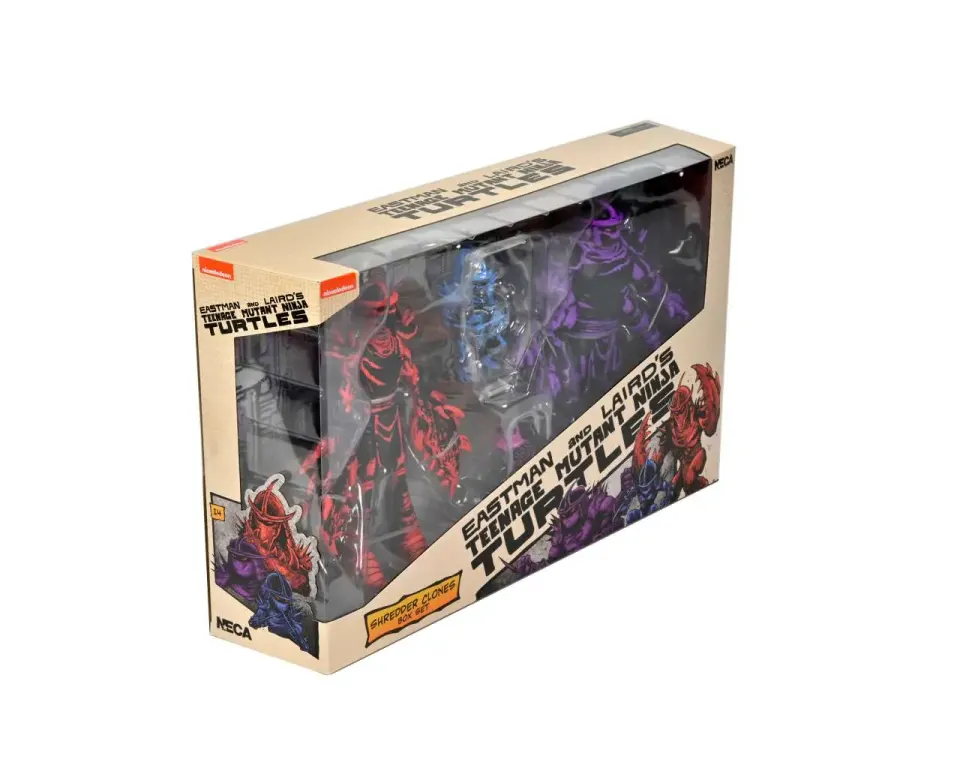 NECA Teenage Mutant Ninja Turtles Mirage Comics Shredder Clones 7" 3-Pack - Image 9