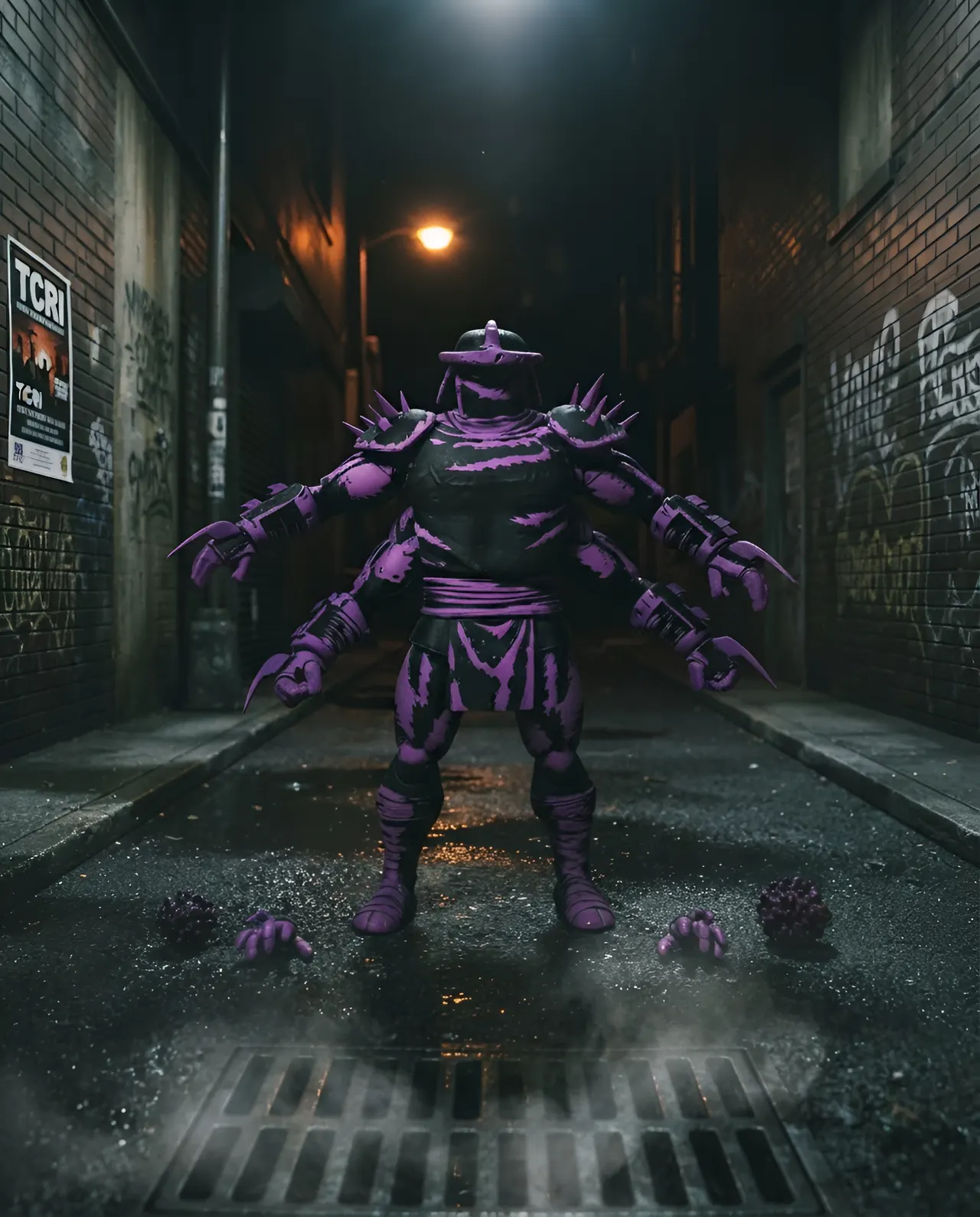 NECA Teenage Mutant Ninja Turtles Mirage Comics Shredder Clones 7" 3-Pack - Image 10