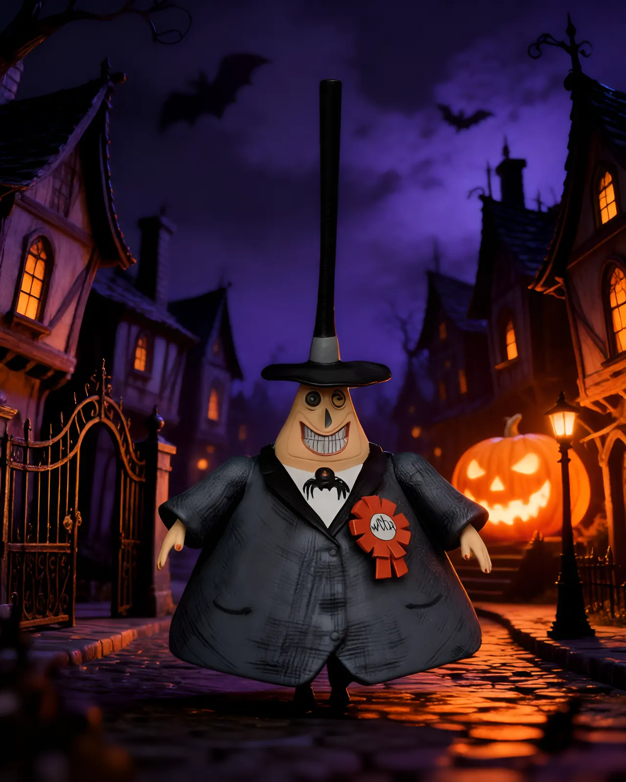 Diamond Select Toys Nightmare Before Christmas Mayor Action Figure - Image 10