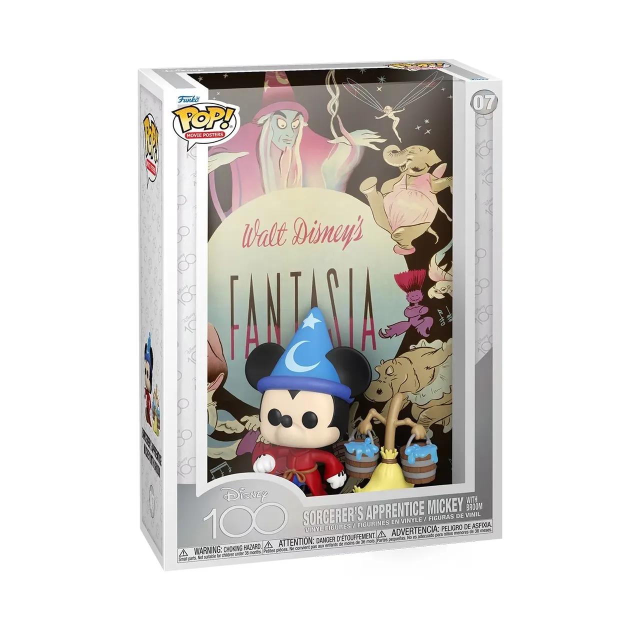 Funko Disney Fantasia Sorcerer's Apprentice Movie Poster Vinyl Figure 4" Case - Image 7