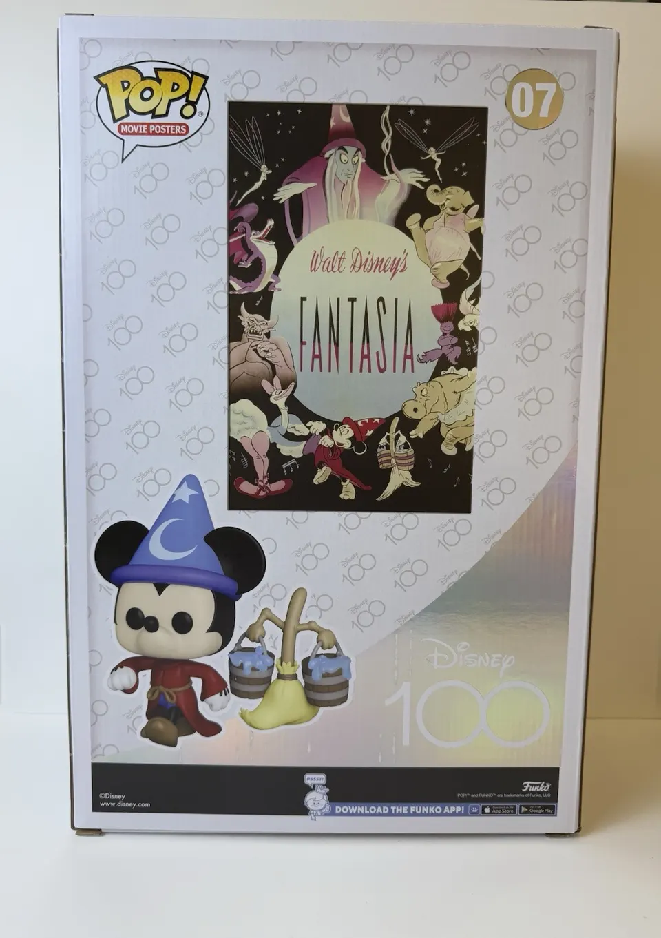 Funko Disney Fantasia Sorcerer's Apprentice Movie Poster Vinyl Figure 4" Case - Image 6