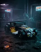 Hasbro Bone Shaker Transformers x Hot Wheels Deluxe Class Figure - Thumbnail 13