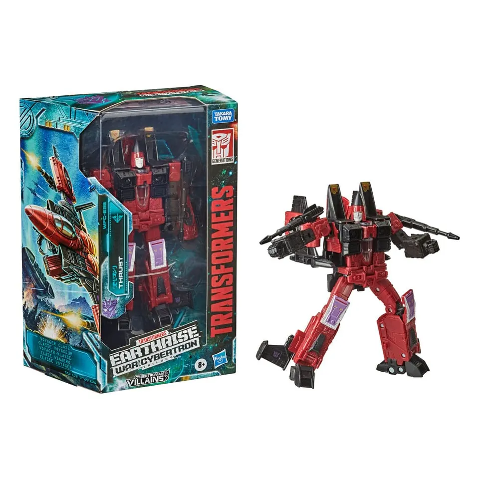 Hasbro Transformers Earthrise Voyager-Class Seeker Thrust Figure - Image 1