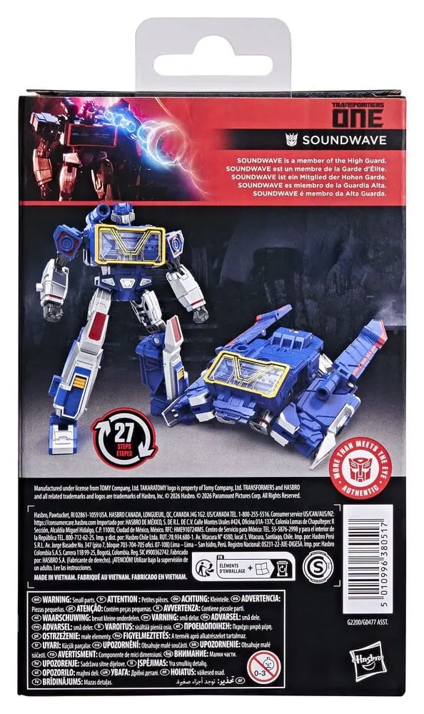 Hasbro Transformers Soundwave Studio Series Deluxe 13cm Action Figure - Image 6