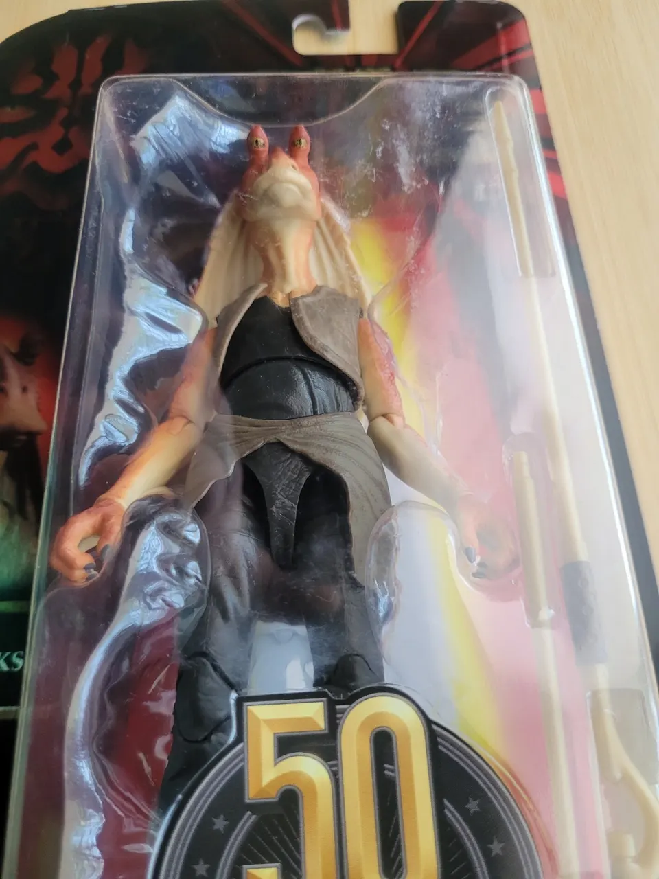 Hasbro Star Wars Black Series Jar Jar Binks 6" – 50th Anniversary - Image 1