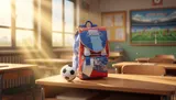 Seven Zaino Scuola Estensibile Calciatori Panini + Pallone Omaggio - Thumbnail 3