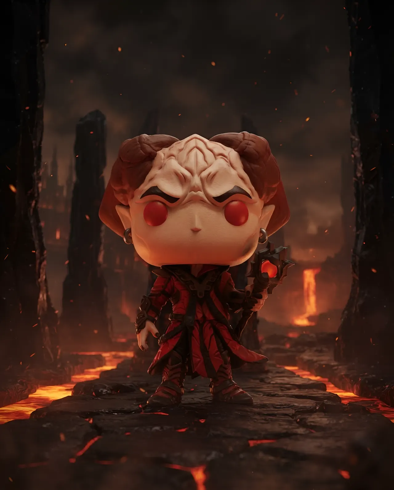Funko Pop! Games Dungeons & Dragons Asmodeus Vinyl Figure - Image 5